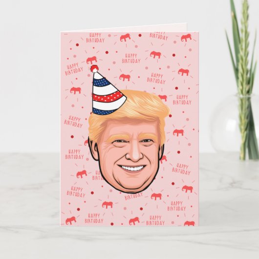 ドナルド·トランプ·誕生日 カード (正面)