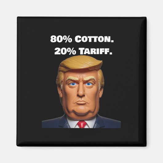 ドナルド トランプ 関税 マグネット (正面)