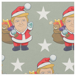 ドナルド·トランプ·陽気なサンタ|クリスマス ファブリック