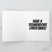 ドナルド・トランプ 面白い クリスマス カード (内部)