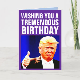 ドナルド・トランプ 面白い 誕生日 グリーティング カード