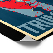 ドナルド・トランプ 顔写真 ポスター (角)