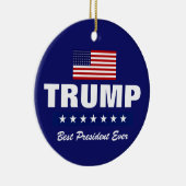 ドナルド・トランプ 2020 クリスマスオーナメント (右)