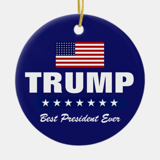 ドナルド・トランプ 2020 クリスマスオーナメント (正面)