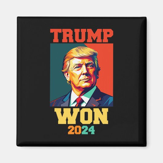 ドナルド トランプ 2024大統領就任式 メンズ マグネット (正面)