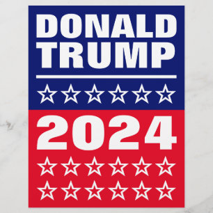 ドナルド・トランプ, 2024年アメリカ大統領選挙 チラシ
