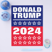 ドナルド・トランプ, 2024年アメリカ大統領選挙 チラシ (シングル)