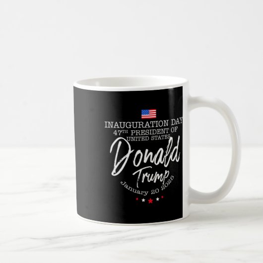 ドナルド・トランプ 2024年大統領就任式 メンズ コーヒーマグカップ (右)