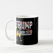 ドナルド・トランプ 2024年大統領就任式 メンズ コーヒーマグカップ (左)