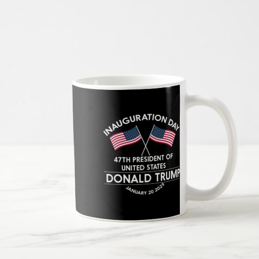 ドナルド・トランプ 2024年大統領就任式 メンズ コーヒーマグカップ (右)