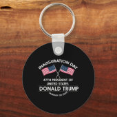 ドナルド・トランプ 2024年大統領就任祝い メンズ キーホルダー (正面)