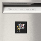 ドナルド・トランプ 2024年大統領就任祝い メンズ マグネット (インサイチュ (食洗機))