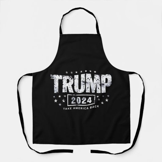 ドナルド・トランプ 2024 アメリカを取り戻せ 選挙 エプロン (正面)