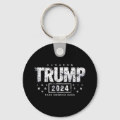 ドナルド トランプ 2024 アメリカを取り戻せ 選挙 キーホルダー (正面)