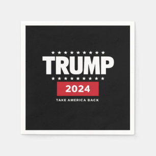 ドナルド トランプ 2024 アメリカを取り戻せ 選挙 スタンダードカクテルナプキン