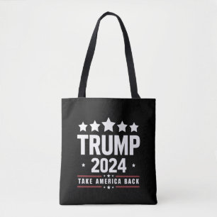 ドナルド・トランプ 2024 アメリカを取り戻せ 選挙 トートバッグ