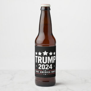 ドナルド・トランプ 2024 アメリカを取り戻せ 選挙 ビールラベル