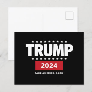 ドナルド トランプ 2024 アメリカを取り戻せ 選挙 ポストカード