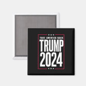 ドナルド トランプ 2024 アメリカを取り戻せ 選挙 マグネット (正面/裏面)
