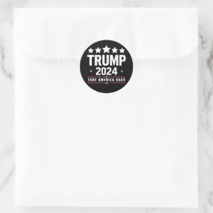 ドナルド・トランプ 2024 アメリカを取り戻せ 選挙 ラウンドシール
