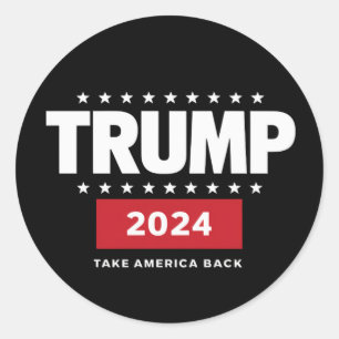 ドナルド・トランプ 2024 アメリカを取り戻せ 選挙 ラウンドシール
