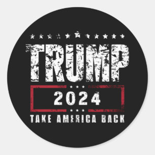 ドナルド・トランプ 2024 アメリカを取り戻せ 選挙 ラウンドシール
