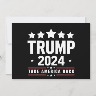 ドナルド・トランプ 2024 アメリカを取り戻せ 選挙 招待状