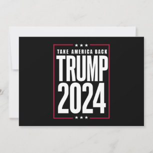 ドナルド・トランプ 2024 アメリカを取り戻せ 選挙 招待状