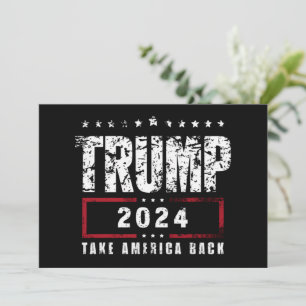 ドナルド トランプ 2024 アメリカを取り戻せ 選挙 招待状