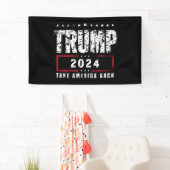 ドナルド・トランプ 2024 アメリカを取り戻せ 選挙 横断幕 (インサイチュ)