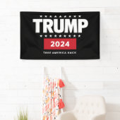 ドナルド トランプ 2024 アメリカを取り戻せ 選挙 横断幕 (インサイチュ)