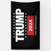 ドナルド トランプ 2024 アメリカを取り戻せ 選挙 横断幕 (縦)