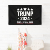 ドナルド トランプ 2024 アメリカを取り戻せ 選挙 横断幕 (インサイチュ)