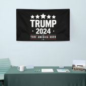 ドナルド トランプ 2024 アメリカを取り戻せ 選挙 横断幕 (トレードショー)