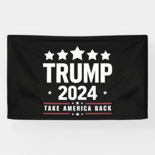 ドナルド トランプ 2024 アメリカを取り戻せ 選挙 横断幕