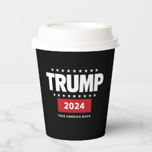 ドナルド・トランプ 2024 アメリカを取り戻せ 選挙 紙コップ