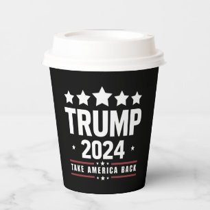 ドナルド・トランプ 2024 アメリカを取り戻せ 選挙 紙コップ