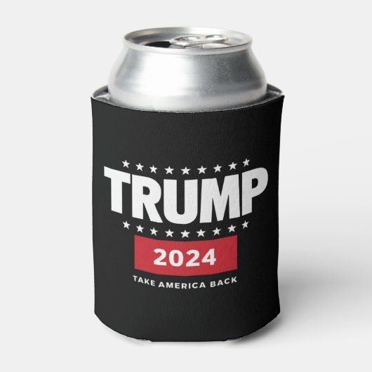 ドナルド・トランプ 2024 アメリカを取り戻せ 選挙 缶クーラー (缶正面)