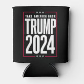 ドナルド・トランプ 2024 アメリカを取り戻せ 選挙 缶クーラー (正面)
