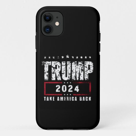 ドナルド・トランプ 2024 アメリカを取り戻せ 選挙 Case-Mate iPhoneケース (裏面)