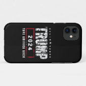 ドナルド・トランプ 2024 アメリカを取り戻せ 選挙 Case-Mate iPhoneケース (裏面(横))