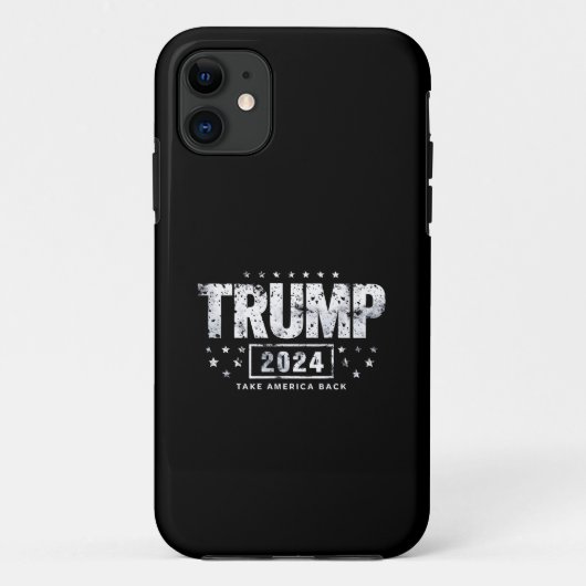 ドナルド・トランプ 2024 アメリカを取り戻せ 選挙 Case-Mate iPhoneケース (裏面)