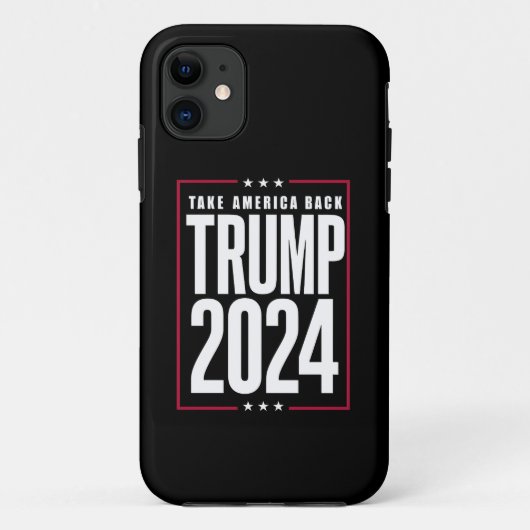 ドナルド・トランプ 2024 アメリカを取り戻せ 選挙 Case-Mate iPhoneケース (裏面)