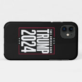 ドナルド・トランプ 2024 アメリカを取り戻せ 選挙 Case-Mate iPhoneケース (裏面(横))