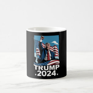 ドナルド トランプ 2024 アメリカ大統領選挙 アメリカ国旗 コーヒーマグカップ