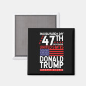 ドナルド トランプ 2024 当選 就任式 メンズ マグネット (正面/裏面)