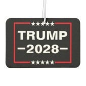 ドナルド・トランプ 2028 大統領 カーエアーフレッシュナー (裏面)