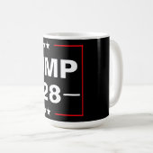 ドナルド・トランプ 2028 大統領 コーヒーマグカップ (正面右)