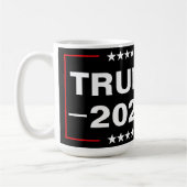 ドナルド・トランプ 2028 大統領 コーヒーマグカップ (左)
