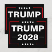 ドナルド・トランプ 2028 大統領 ポストカード (正面/裏面)